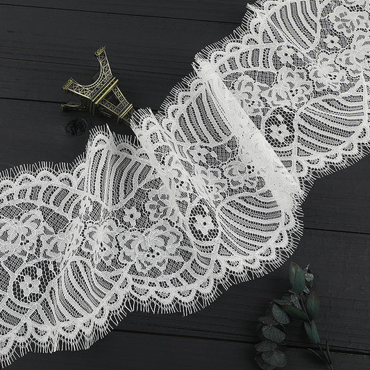 FREEDOMBEAUTY | [no- stretch] eyelash lace, lace edge without elastic strip, light luxury fashion home textile clothing lace accessories in stock
