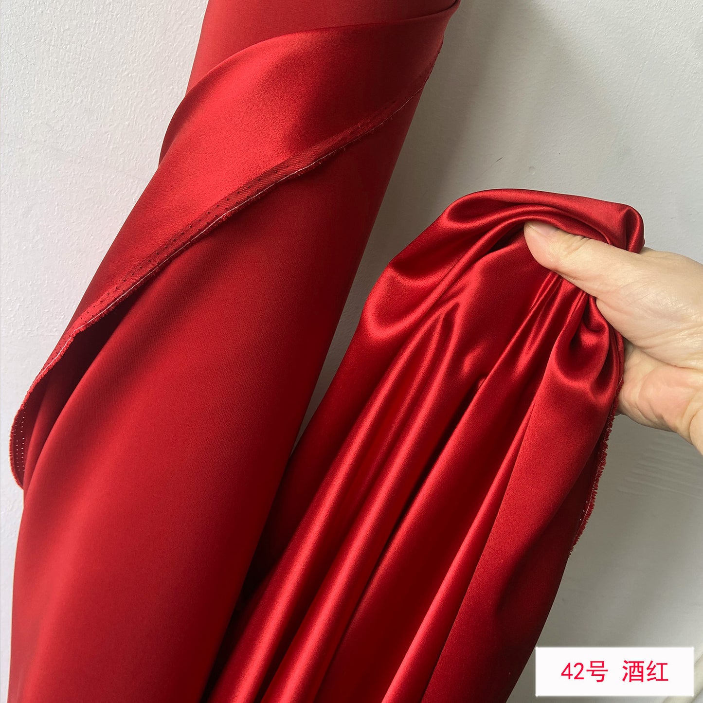 FREEDOMBEAUTY | 140 wide 22 mmi silk plain crepe satin fabric 100 mulberry silk loungewear shirt silk fabric