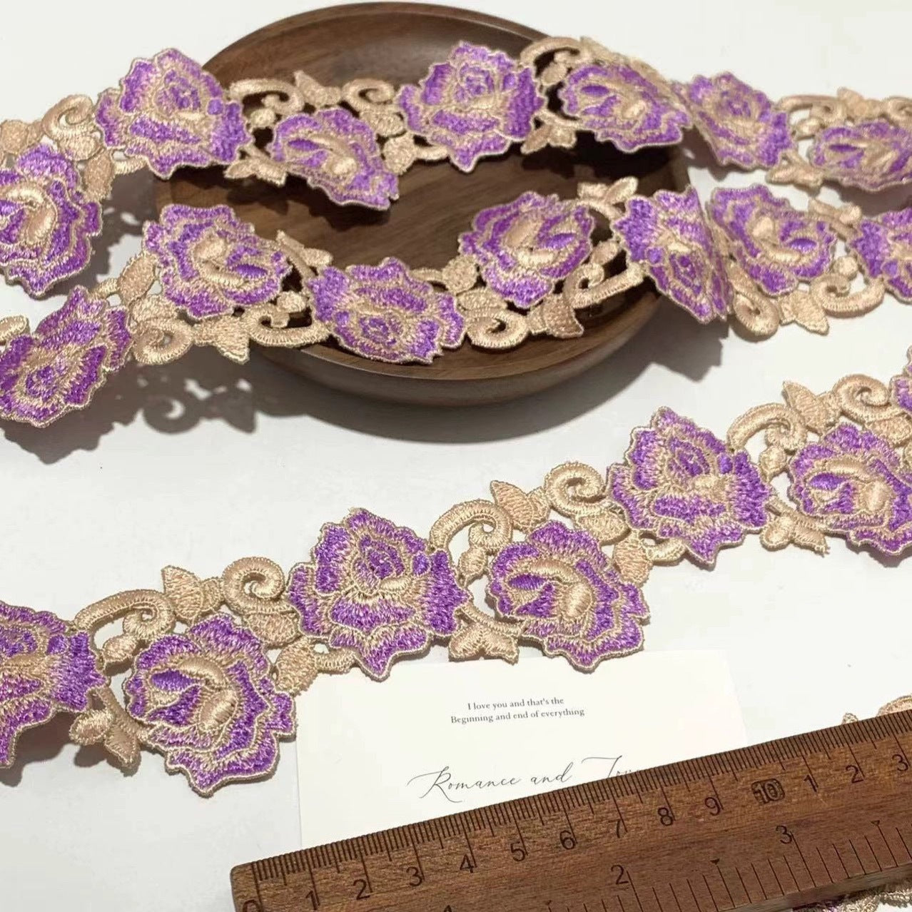 FREEDOMBEAUTY | Spot Heavy Industry Water Soluble Lace Embroidery Lace DIY Cheongsam Design Clothing Fabric
