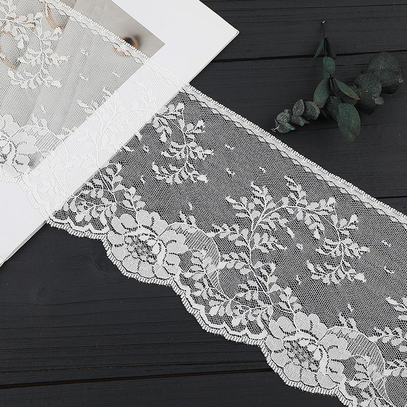 FREEDOMBEAUTY | [no- stretch] 10cm unilateral lace, non-elastic nylon lace, wedding underwear lace accessories, spot