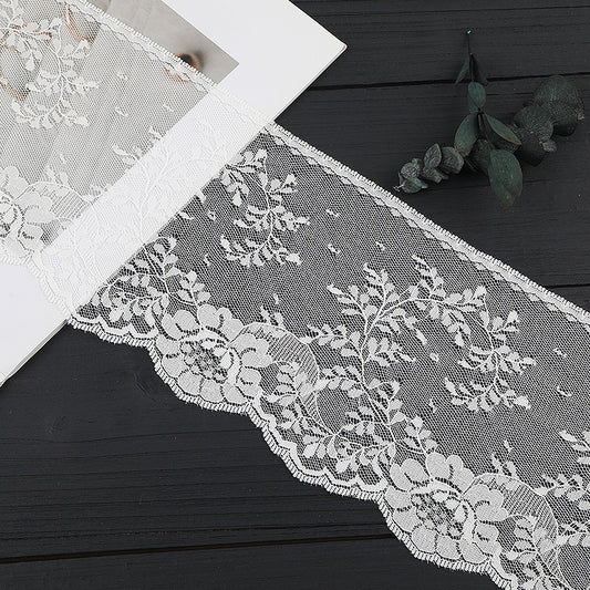 FREEDOMBEAUTY | [no- stretch] 10cm unilateral lace, non-elastic nylon lace, wedding underwear lace accessories, spot