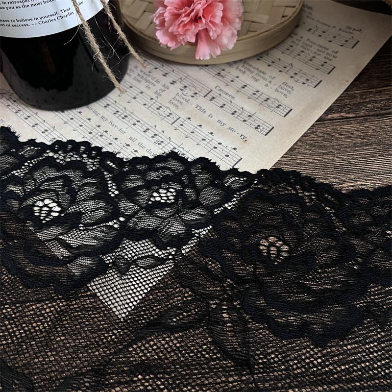FREEDOMBEAUTY | Spot white elastic lace, warp lace small lace, new wedding headgear DIY clothing lace accessories
