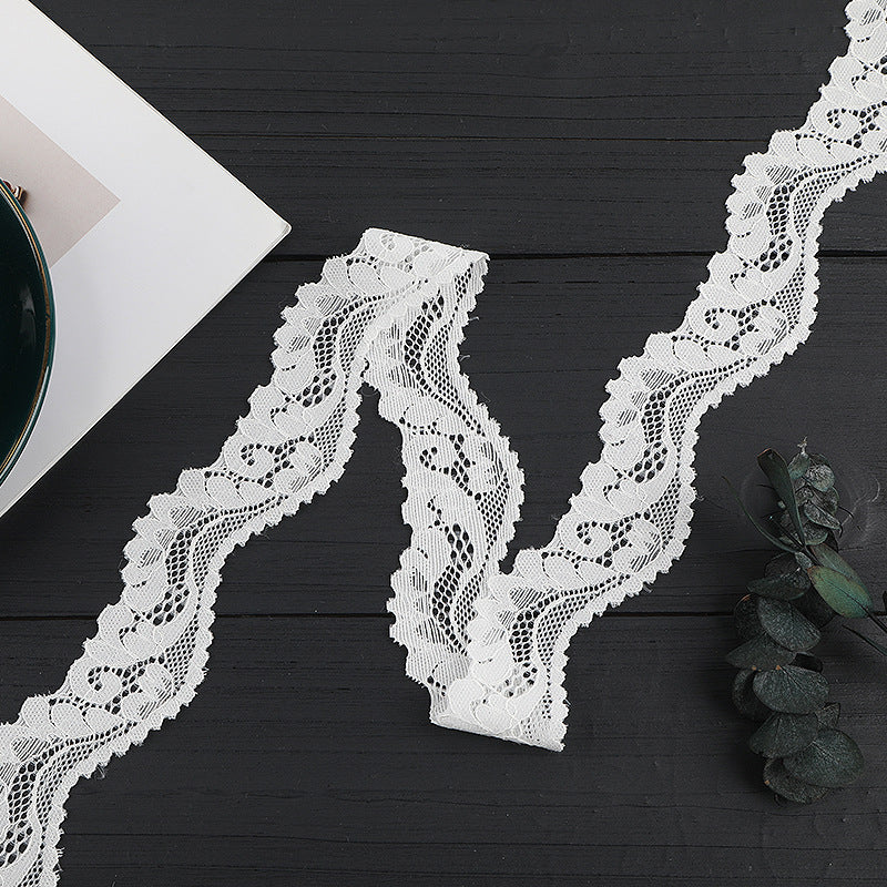 FREEDOMBEAUTY | [stretch] 3.5cm lace, elastic lace, wedding underwear home textile fashion lace accessories, spot