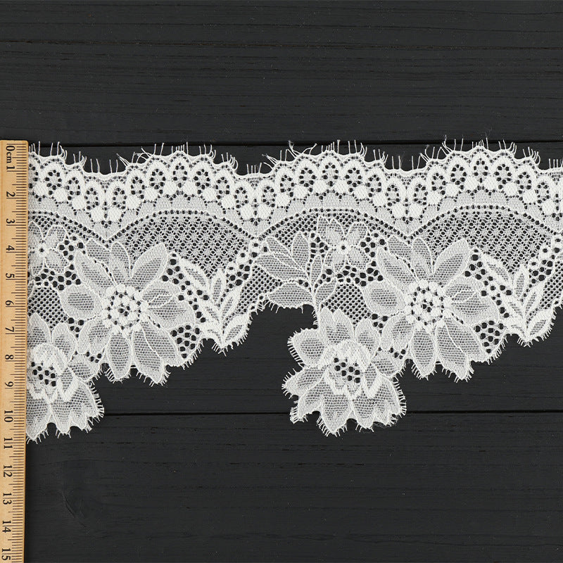 FREEDOMBEAUTY | [laser-cut lace] Laser lace lace, elastic warp lace edge, home textile Lolita new lace accessories