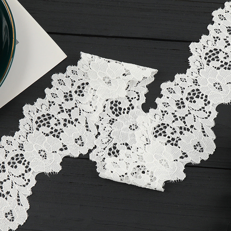 FREEDOMBEAUTY | [laser-cut lace] New lace lace, laser nylon lace edge, home textile clothing elastic lace accessories, in stock