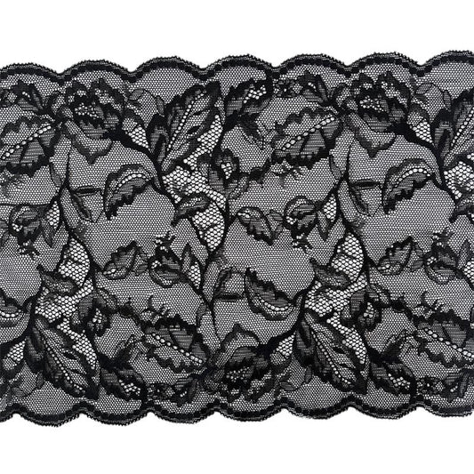 FREEDOMBEAUTY | Spot white and black elastic lace, warp lace small lace, new wedding headgear DIY clothing lace accessories