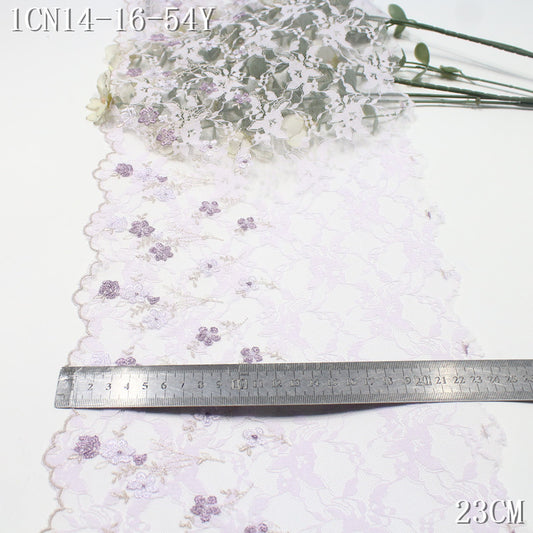 FREEDOMBEAUTY |  French pastoral lace mesh exquisite flower cluster embroidery lace, wedding dress skirt lace accessories