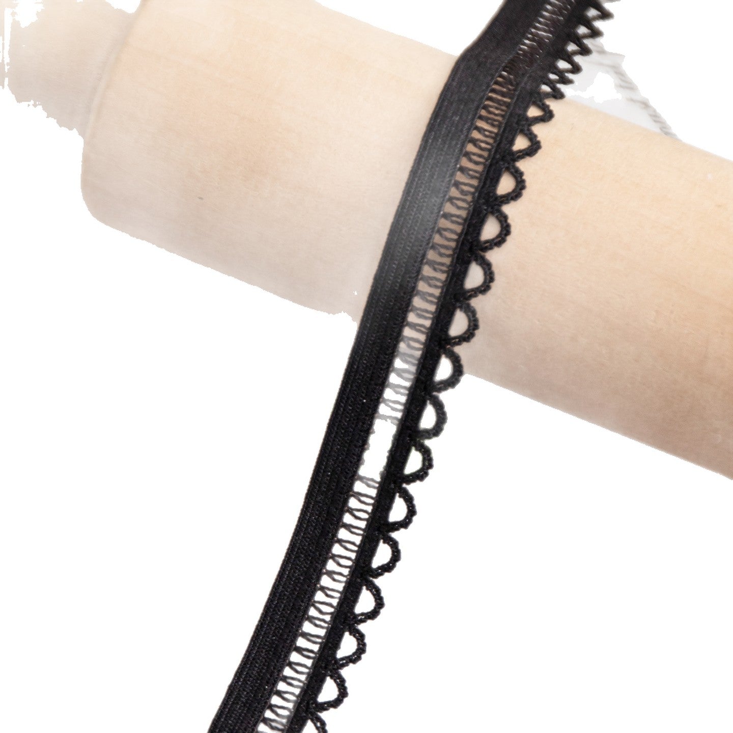 FREEDOMBEAUTY | Factory direct 1.5CM hollow rope broken bud nylon elastic belt DIY clothing underwear elastic webbing