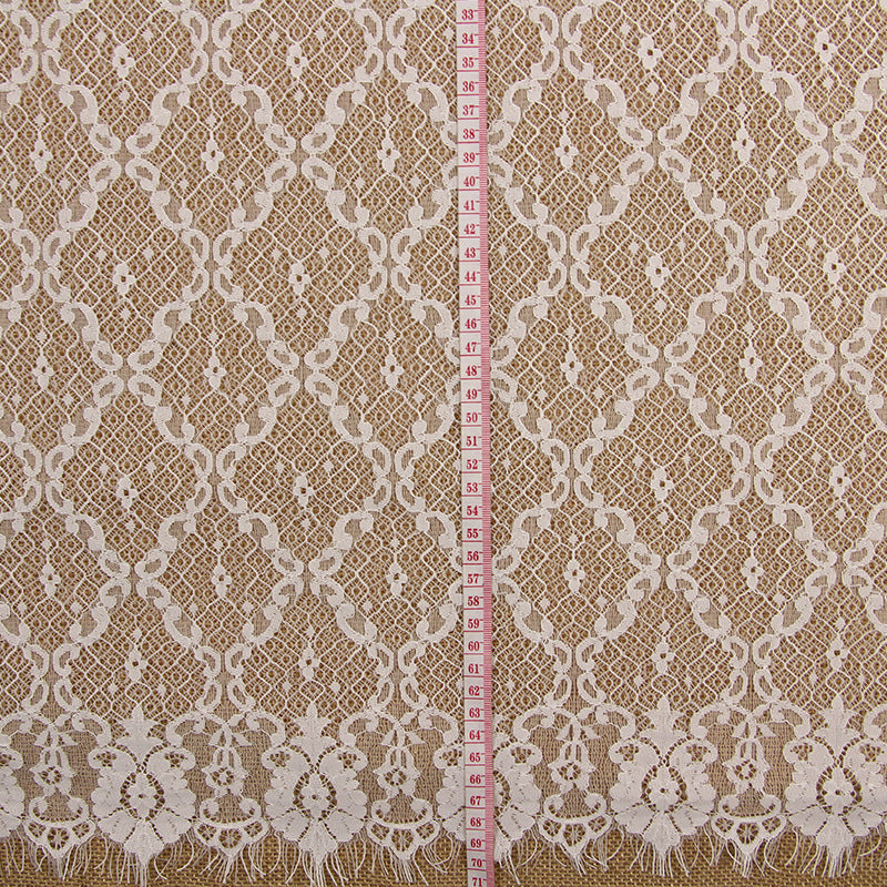 FREEDOMBEAUTY | Lace curtains lace lace rhombus cross lace fabric women's dress lace accessories fabric underwear