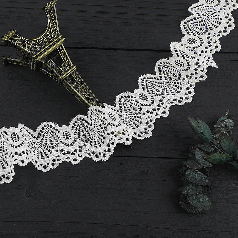 FREEDOMBEAUTY | [stretch] 3.5cm lace, elastic lace, wedding underwear home textile fashion lace accessories, spot
