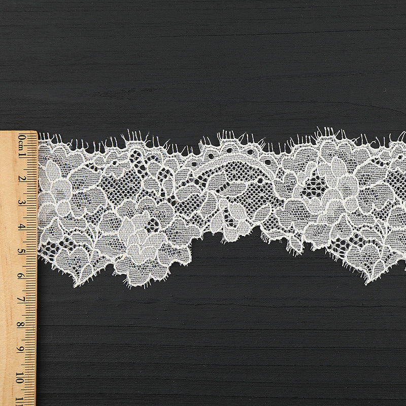 FREEDOMBEAUTY | [laser-cut lace] Laser lace accessories Elastic hollow lace lace, apparel Home textile light luxury lace accessories