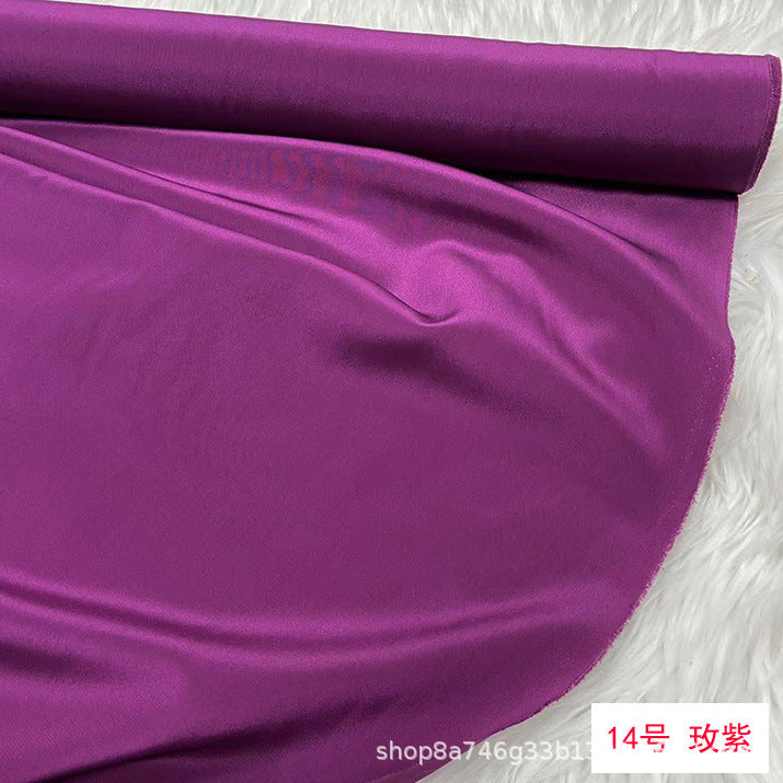 FREEDOMBEAUTY | 16 mmi solid color silk crepe fabric, matte mulberry silk crepe shirt dress lined with silk fabric