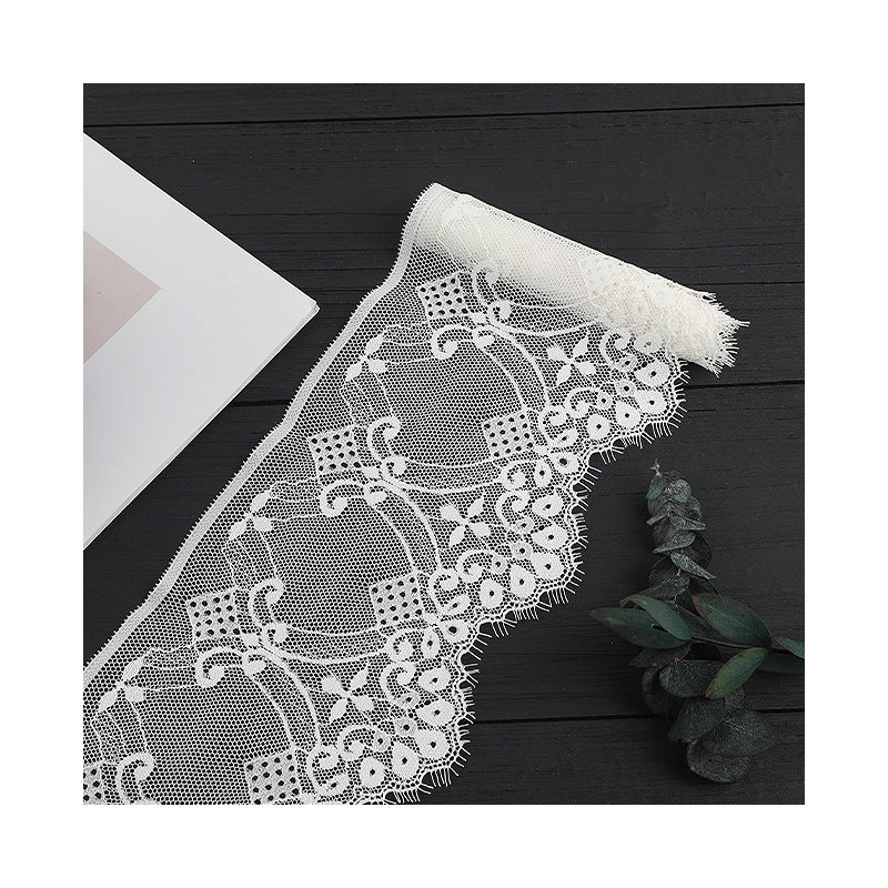 FREEDOMBEAUTY | [stretch] 6cm unilateral lace edge, warp knitted elastic lace edge, fashion wedding dress lace accessories, spot