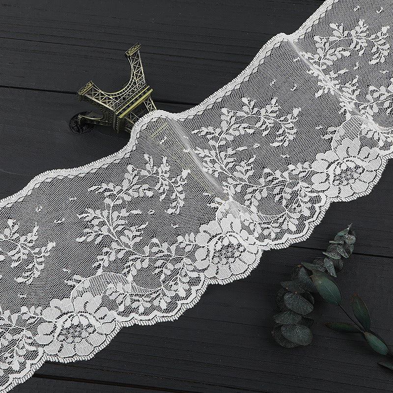 FREEDOMBEAUTY | [no- stretch] 10cm unilateral lace, non-elastic nylon lace, wedding underwear lace accessories, spot
