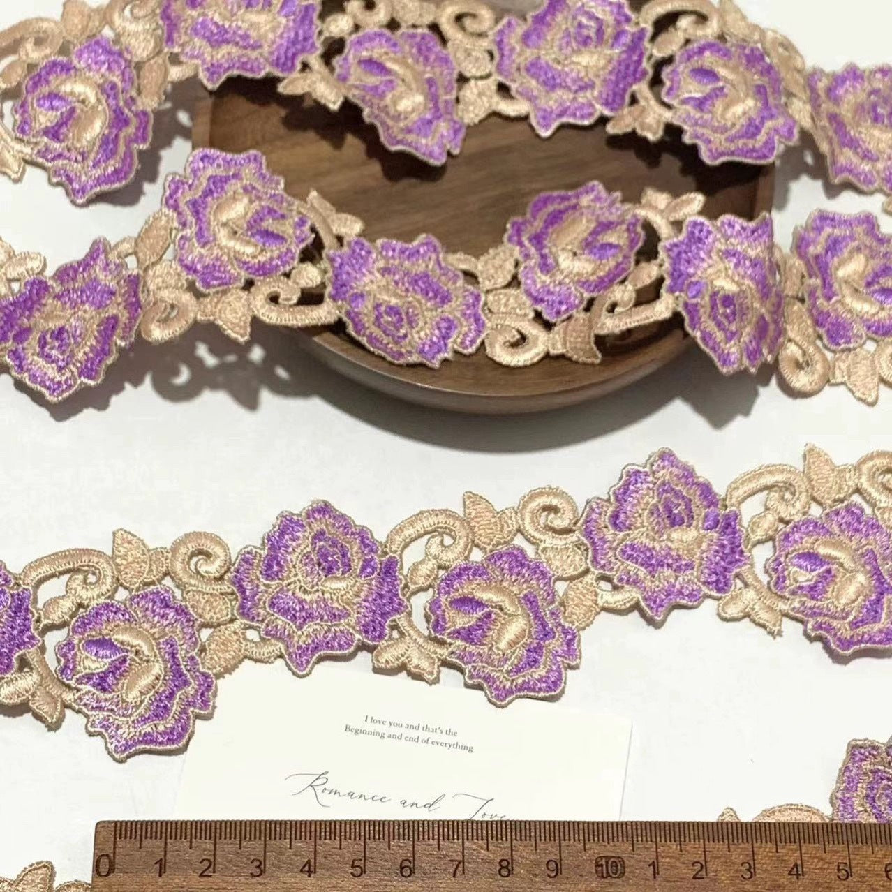 FREEDOMBEAUTY | Spot Heavy Industry Water Soluble Lace Embroidery Lace DIY Cheongsam Design Clothing Fabric