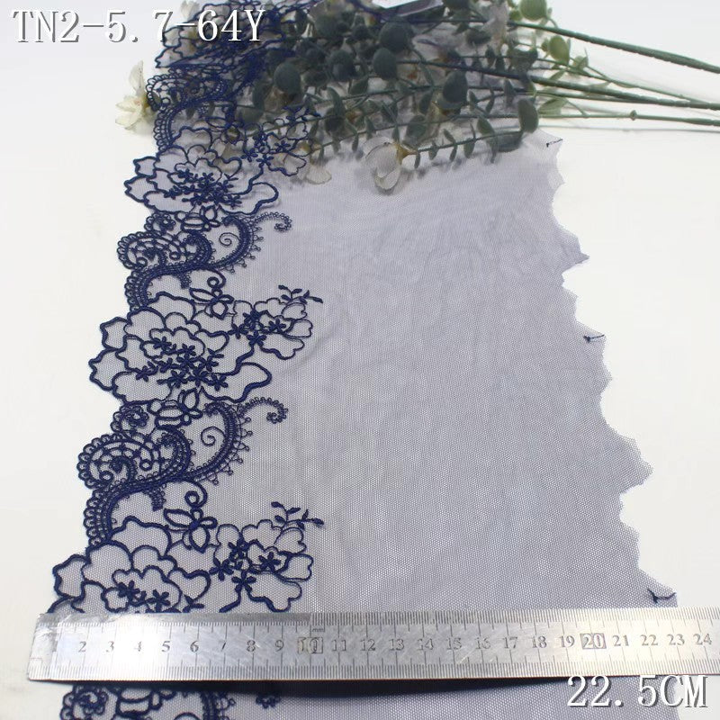 FREEDOMBEAUTY | [1Pack] Three-color neoclassical style unilateral Chinese-style exquisite pattern embroidery lace, clothing cheongsam, headpiece jewelry DIY