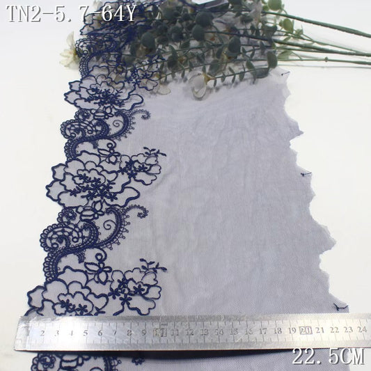 FREEDOMBEAUTY | [1Pack] Three-color neoclassical style unilateral Chinese-style exquisite pattern embroidery lace, clothing cheongsam, headpiece jewelry DIY