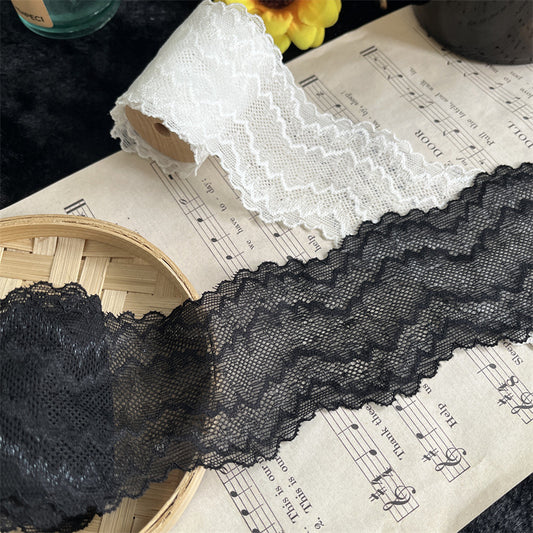 FREEDOMBEAUTY | Factory direct sales, spot fast hair French classic elegant retro lace fabric lace accessories DIY handmade