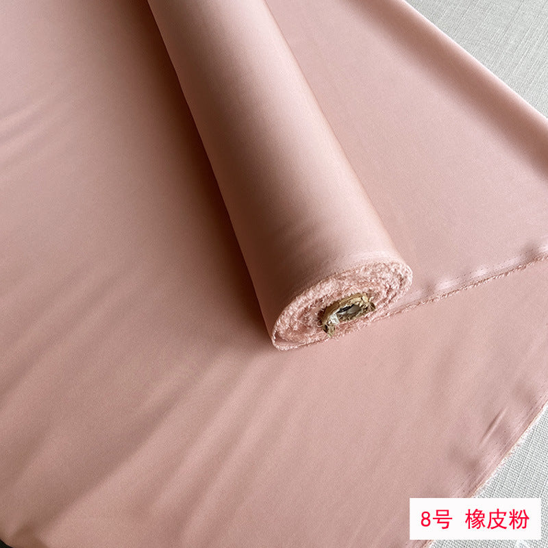 FREEDOMBEAUTY | Silk stretch double Joe satin 19 mmi 140 wide mulberry silk summer shirt dress fabric silk fabric