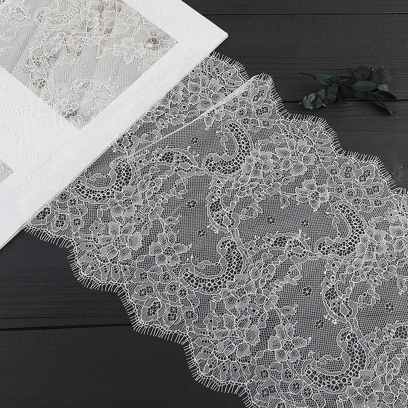 FREEDOMBEAUTY | [no- stretch] eyelash lace, white non-elastic lace, toy clothing light lace accessories, spot