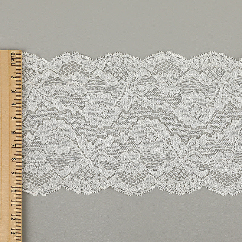 FREEDOMBEAUTY | [no- stretch] 8cm lace lace, nylon silk hollow lace accessories, home textile clothing small fresh lace edge, factory spot