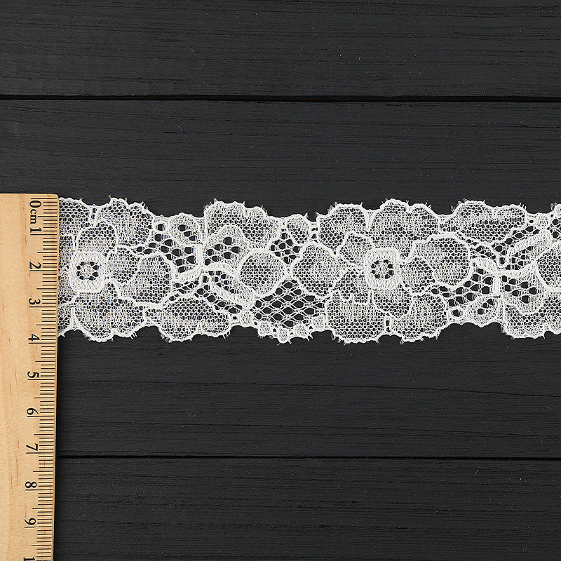 FREEDOMBEAUTY | [stretch] 4cm new lace edge, non-elastic hollow lace edge, home textile clothing small fresh lace accessories, in stock