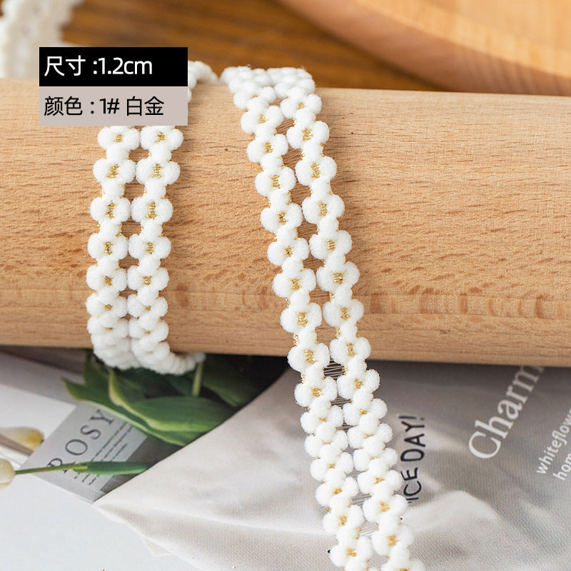 FREEDOMBEAUTY | Factory direct 1.2CM double hairball gold and silver wire elastic fish silk shoulder strap, handmade DIY vest women's elastic band
