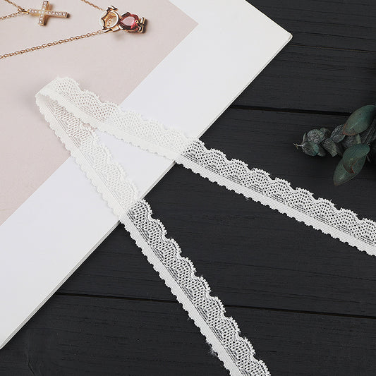 FREEDOMBEAUTY | [stretch] Classic lace small lace, unilateral nylon silk hollow lace edge, underwear clothing lace accessories