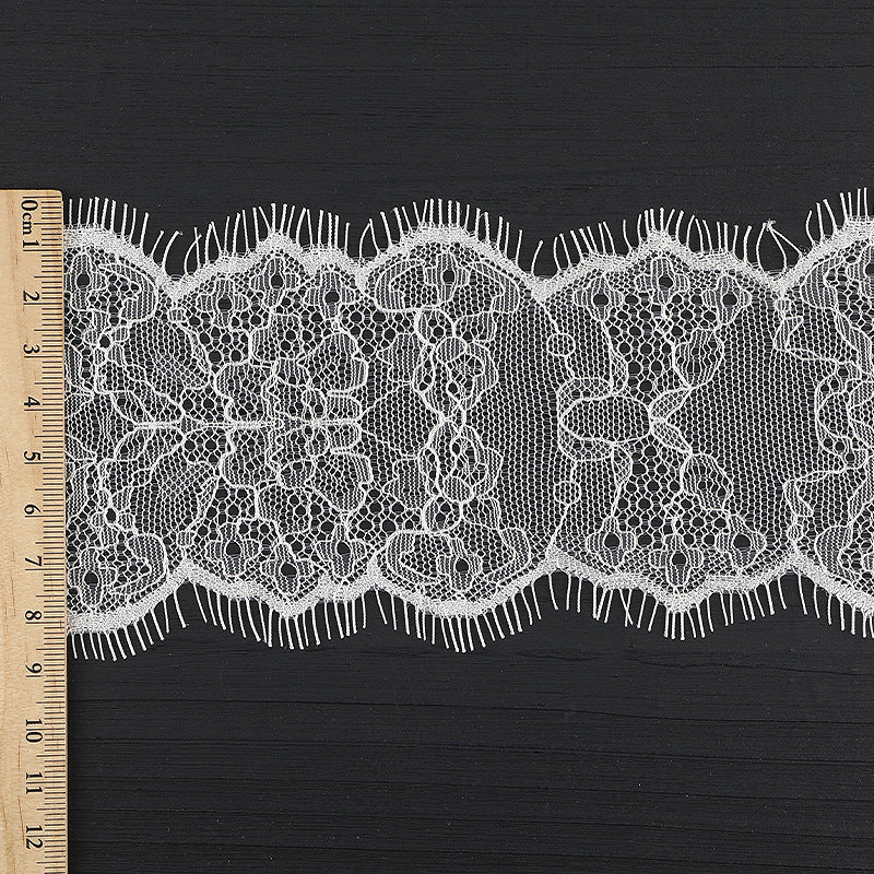 FREEDOMBEAUTY | [no- stretch] eyelash lace, white non-elastic lace, toy clothing light lace accessories, spot
