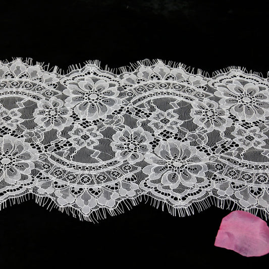 FREEDOMBEAUTY | 23cm Korean version of the popular eyelash lace, the star has the same eyelash lace, sexy pajamas lace fabric