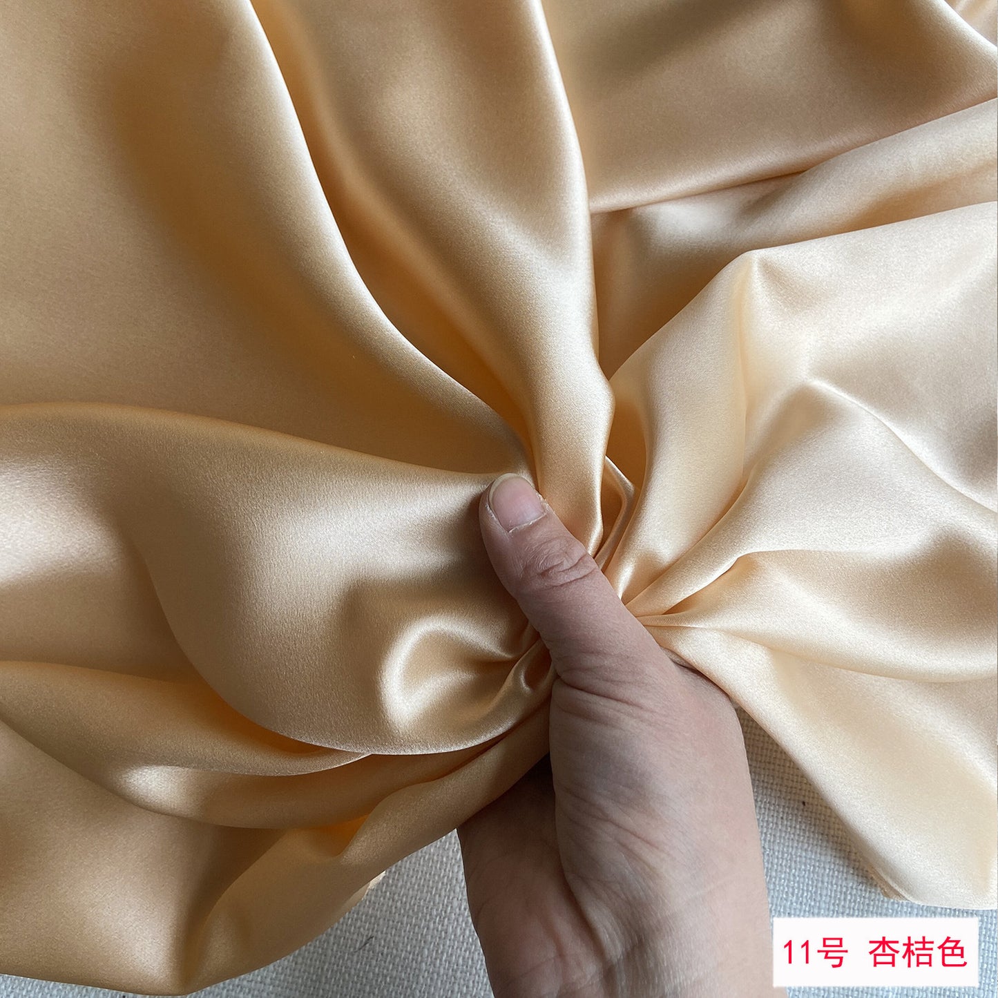 FREEDOMBEAUTY | 140 wide 22 mmi silk plain crepe satin fabric 100 mulberry silk loungewear shirt silk fabric