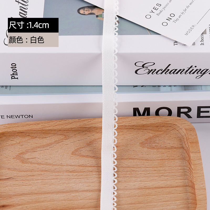 FREEDOMBEAUTY | Manufacturers supply 1.2CM/1.4CM broken teeth flat belt nylon knitted bud belt, elastic band for underwear trousers