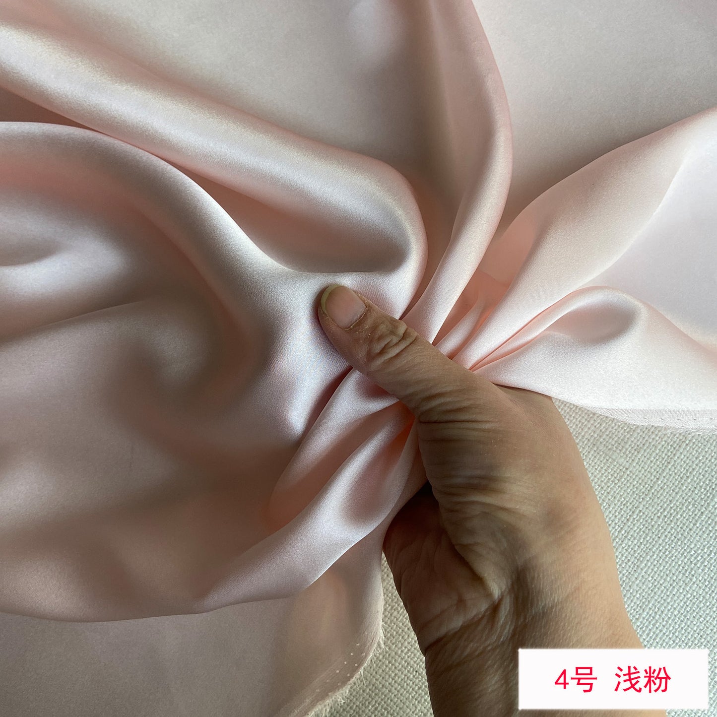 FREEDOMBEAUTY | 114 m width 16 mmi silk plain crepe satin clothing fabric 100 mulberry silk dress hair band eye mask fabric multi-color
