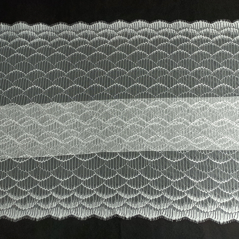 FREEDOMBEAUTY | Manufacturer spot wholesale non-elastic lace, nylon lace fabric underwear skirt splicing eyelash lace
