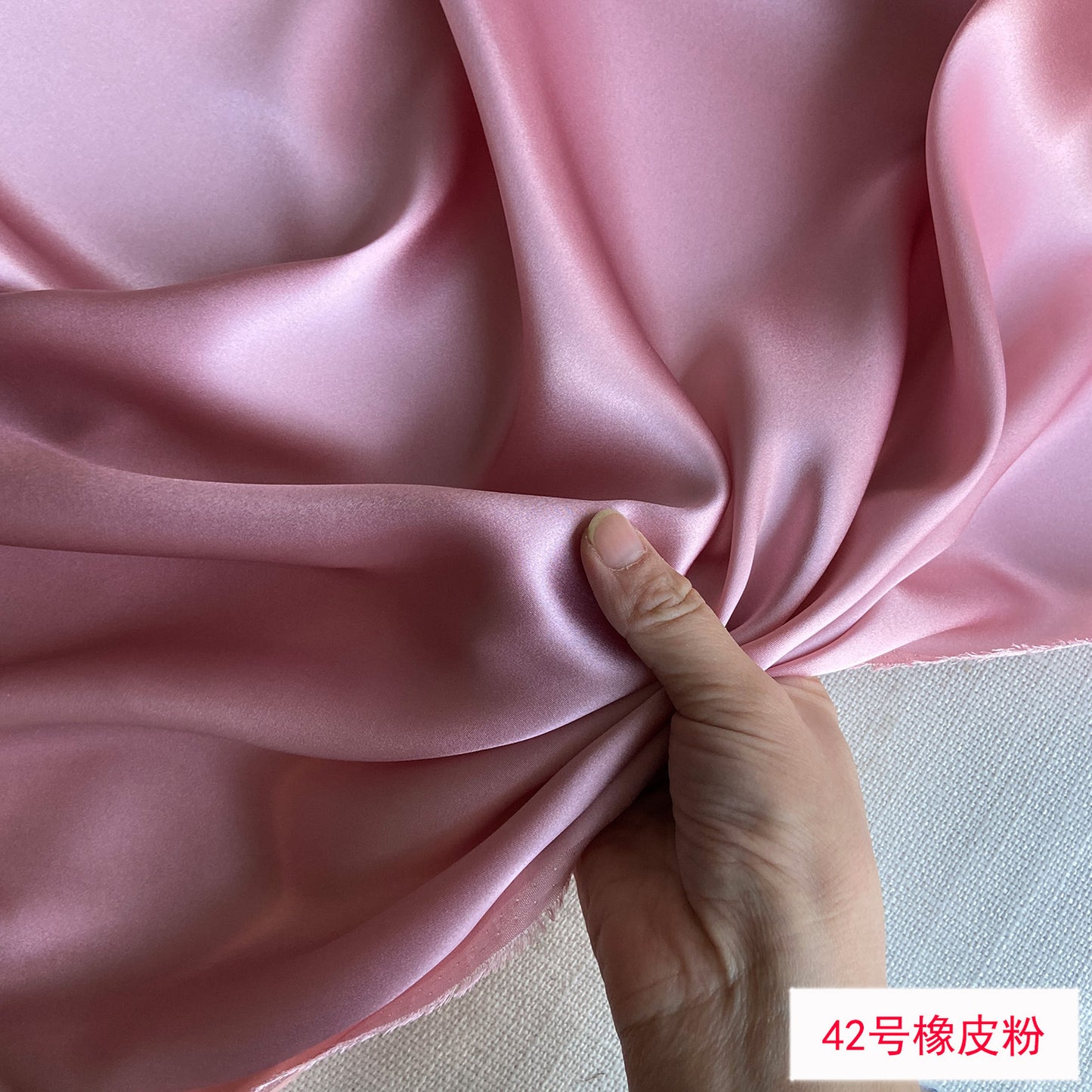 FREEDOMBEAUTY | 114 m width 16 mmi silk plain crepe satin clothing fabric 100 mulberry silk dress hair band eye mask fabric multi-color