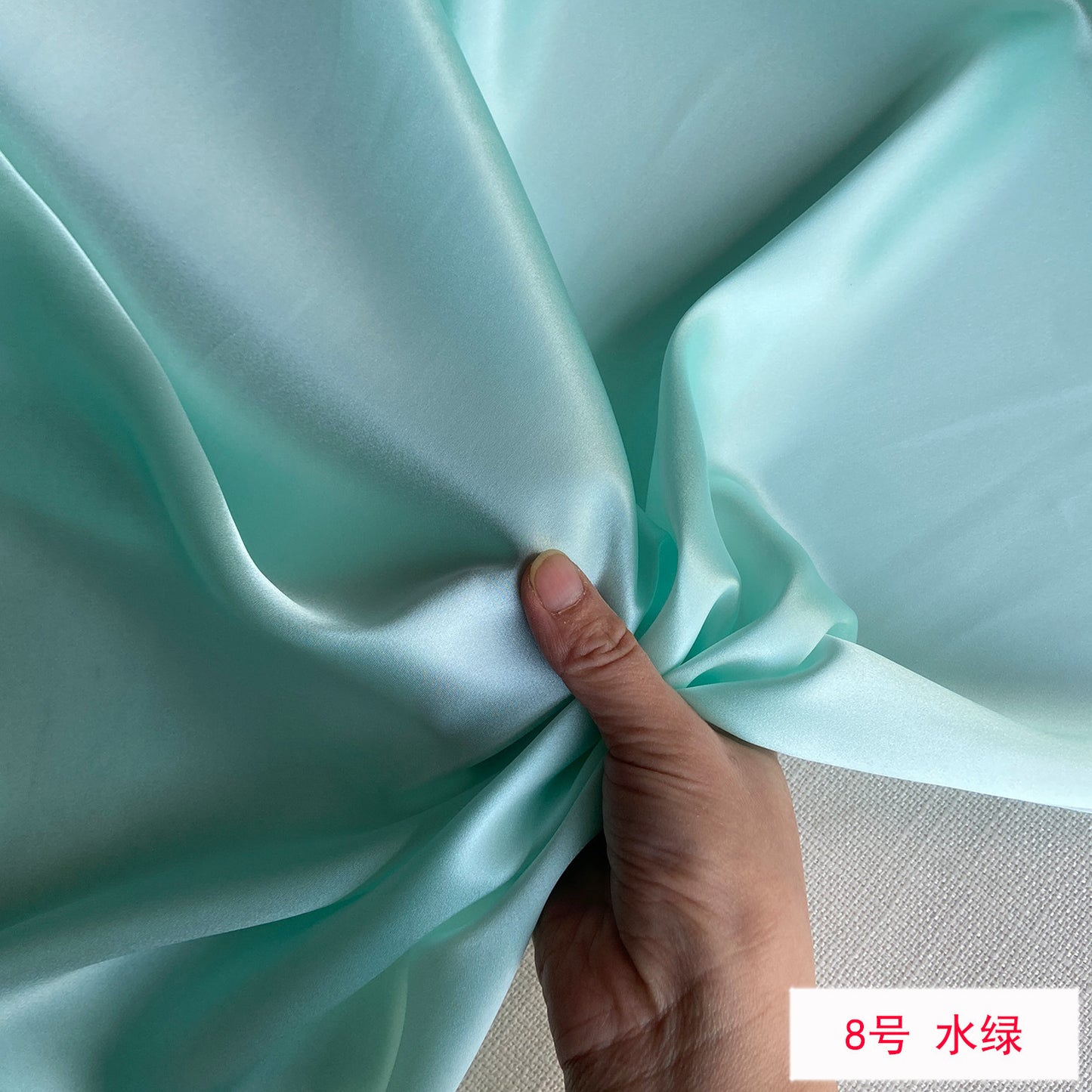 FREEDOMBEAUTY | 114 m width 16 mmi silk plain crepe satin clothing fabric 100 mulberry silk dress hair band eye mask fabric multi-color