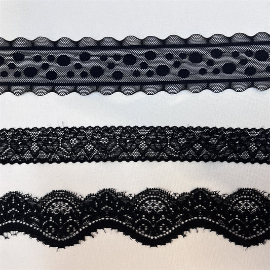 FREEDOMBEAUTY | Factory direct sales, spot fast hair French classic elegant hollow various lace fabric accessories DIY jewelry