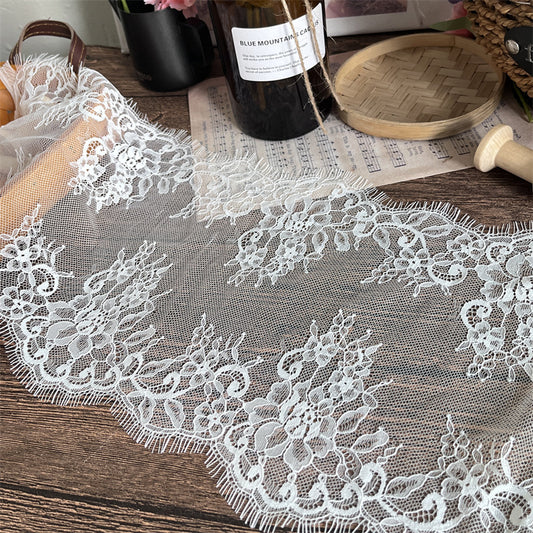 FREEDOMBEAUTY | Factory direct sales, spot quick delivery 25CM French retro eyelash lace accessories DIY handmade