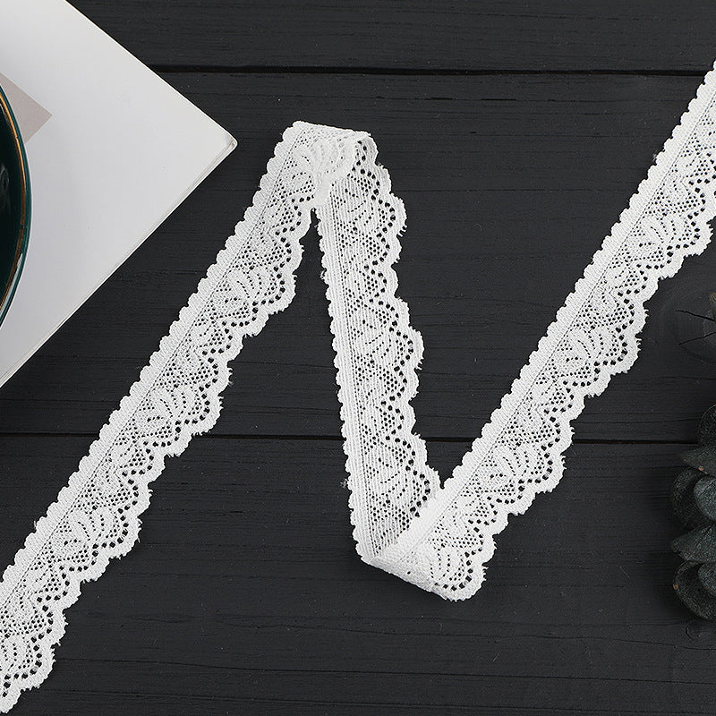 FREEDOMBEAUTY | [stretch] 1.5cm lace, nylon lace small lace, home textile clothing lace accessories, factory spot