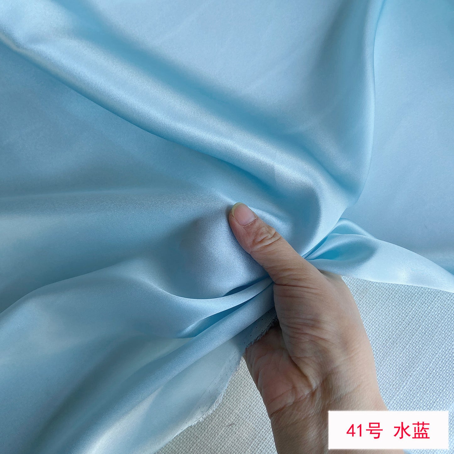 FREEDOMBEAUTY | 114 m width 16 mmi silk plain crepe satin clothing fabric 100 mulberry silk dress hair band eye mask fabric multi-color