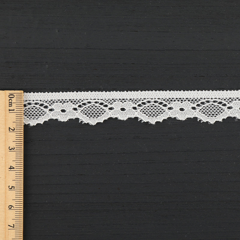 FREEDOMBEAUTY | [stretch] white lace lace, unilateral hollow lace edge, dress Lolita clothing lace accessories, spot