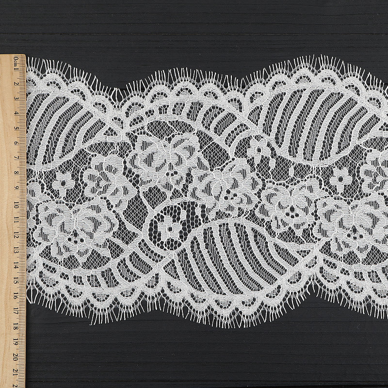 FREEDOMBEAUTY | [no- stretch] eyelash lace, lace edge without elastic strip, light luxury fashion home textile clothing lace accessories in stock
