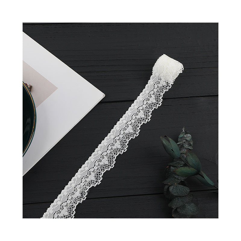 FREEDOMBEAUTY | [stretch] Classic lace small lace, unilateral nylon silk hollow lace edge, underwear clothing lace accessories