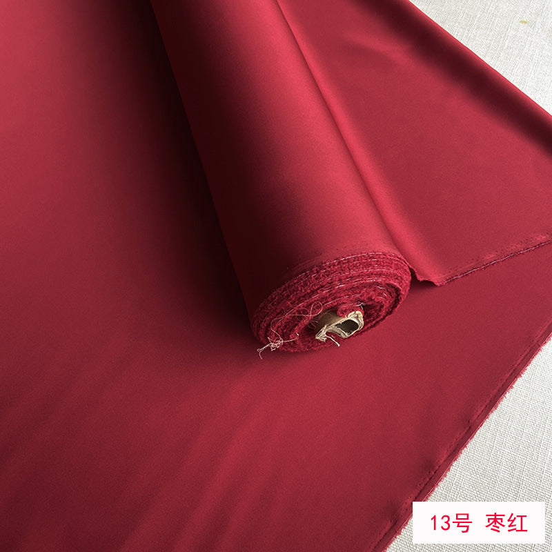 FREEDOMBEAUTY | Silk stretch double Joe satin 19 mmi 140 wide mulberry silk summer shirt dress fabric silk fabric