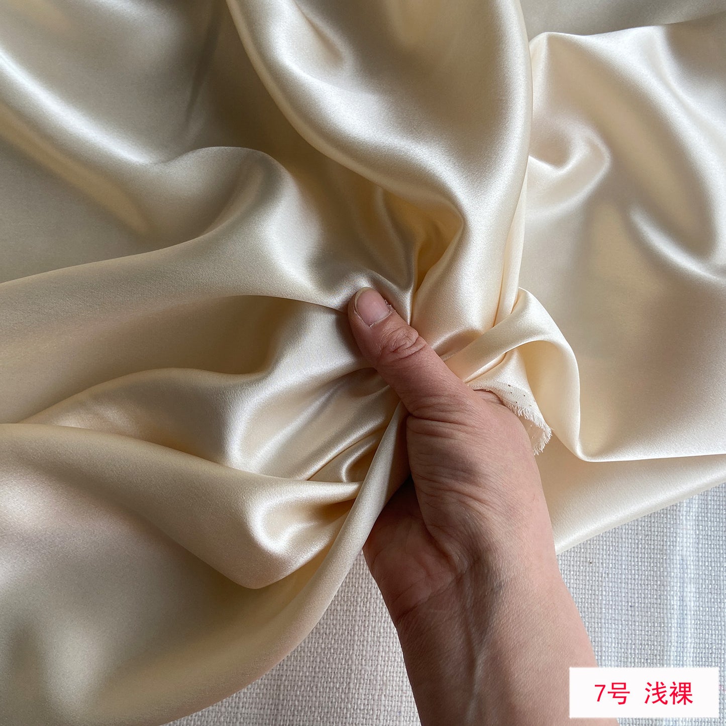 FREEDOMBEAUTY | 140 wide 22 mmi silk plain crepe satin fabric 100 mulberry silk loungewear shirt silk fabric