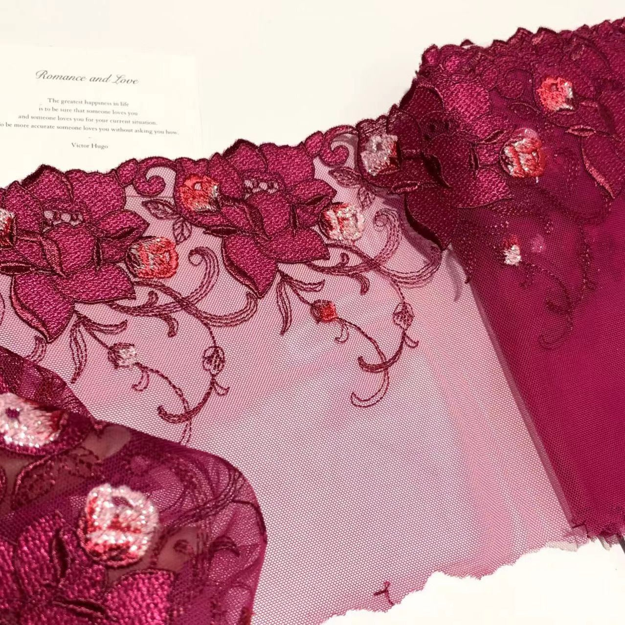 FREEDOMBEAUTY | In Stock, Heavy Industry Bright Silver Wire Embroidered Mesh Lace Single-Sided Lace Accessories Design 18CM Home Textile Accessories