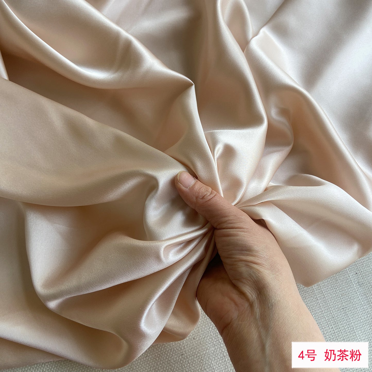 FREEDOMBEAUTY | 140 wide 22 mmi silk plain crepe satin fabric 100 mulberry silk loungewear shirt silk fabric