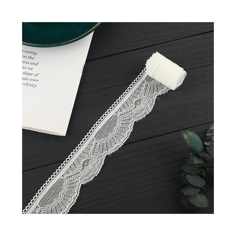 FREEDOMBEAUTY | [stretch] 2cm lace lace accessories, warp knitted elastic lace edge, home textile children's clothing lace lace accessories, factory spot