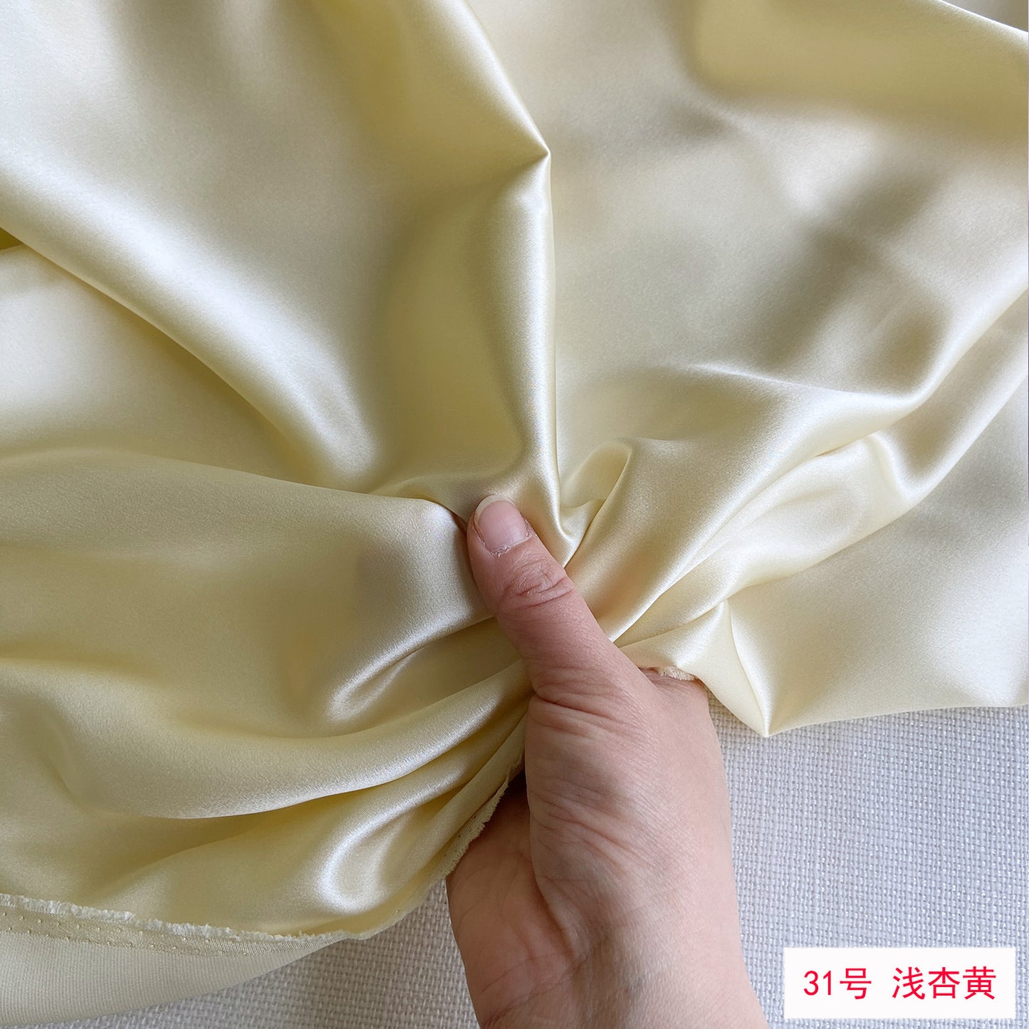 FREEDOMBEAUTY | 140 wide 22 mmi silk plain crepe satin fabric 100 mulberry silk loungewear shirt silk fabric