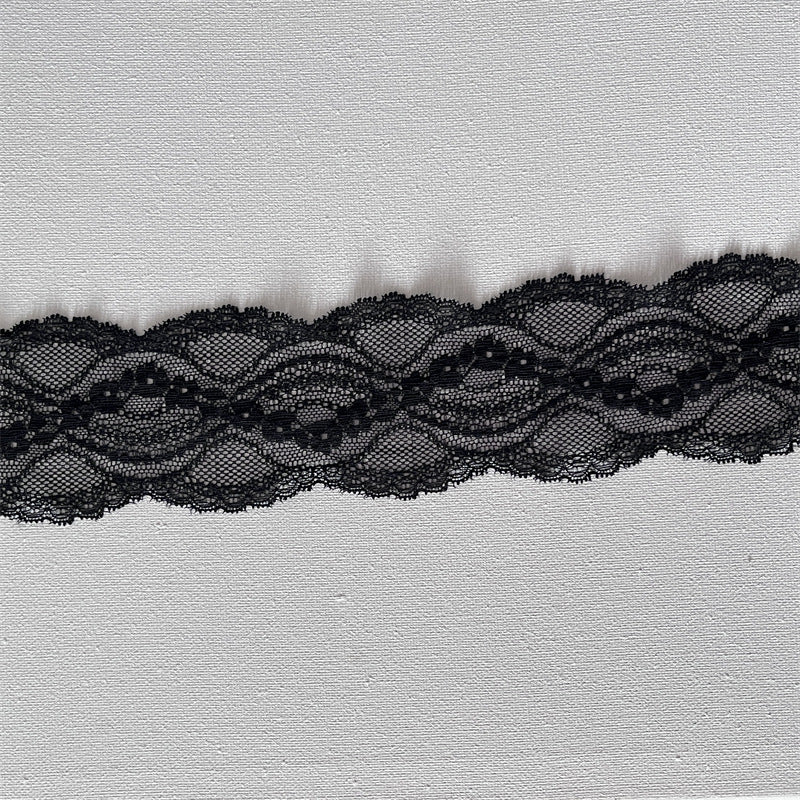 FREEDOMBEAUTY | Factory direct sales, spot fast hair French elegant wavy pattern 7CM elastic lace lace accessories, handmade DIY